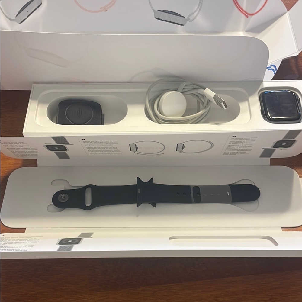 Apple Watch with Black and Silver Accents - Picture 5 of 16